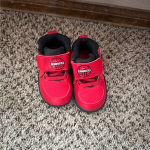Nike Kids Red Team Hustle Sneakers